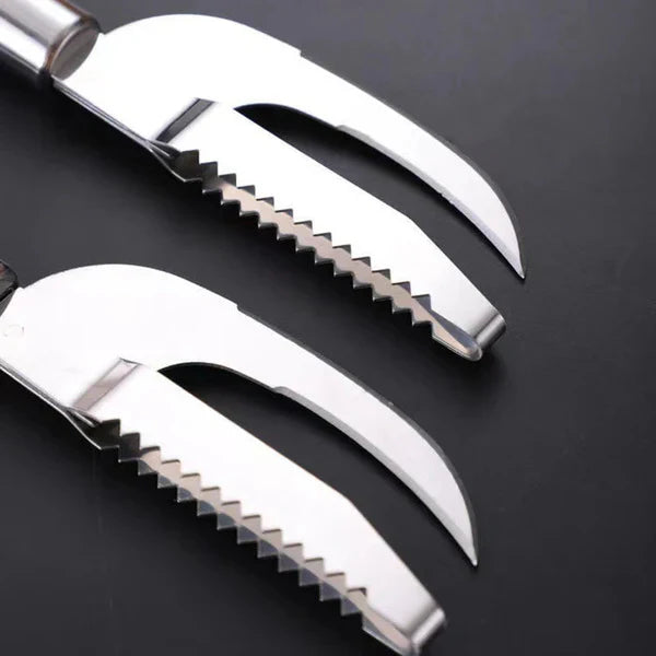 Faca Inox 3 em 1  LimpFish - PAGUE 1 E LEVE 2
