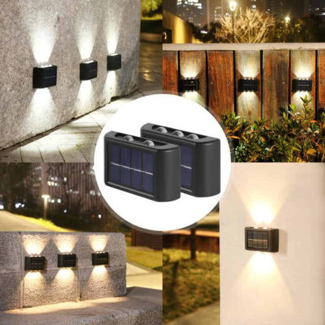 Luminária Solar de Parede Impermeável