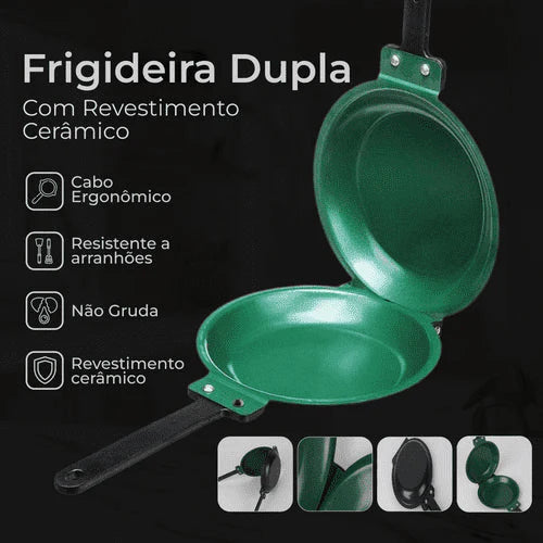 Frigideira Dupla Face Antiaderente